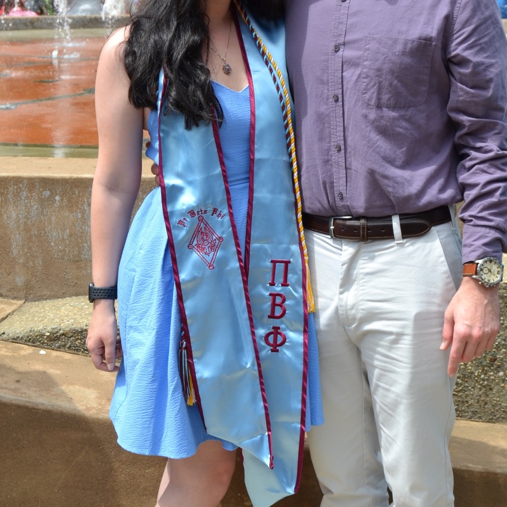 Lauren James blue seersucker sweetheart bow dress